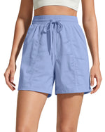 G4Free 4" High Waisted Casual Shorts with Pockets