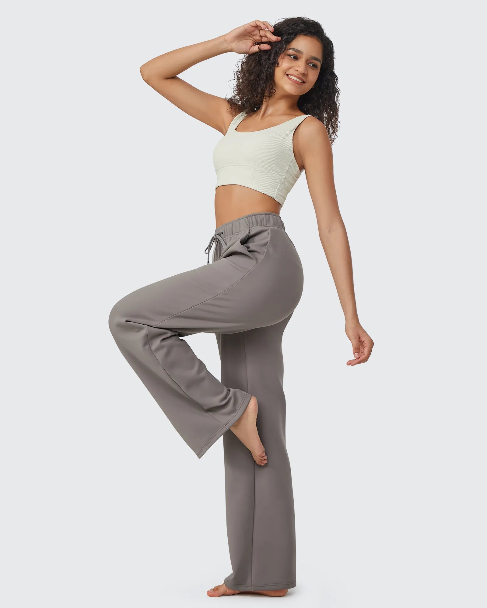 EverGoing Loose Fleece Lined Drawstring Casual Pants - G4Free