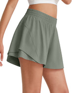 G4Free Chillwhisp 2.5'' High Waist Running Shorts with Liner Pocket