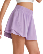 G4Free Chillwhisp 2.5'' High Waist Running Shorts with Liner Pocket