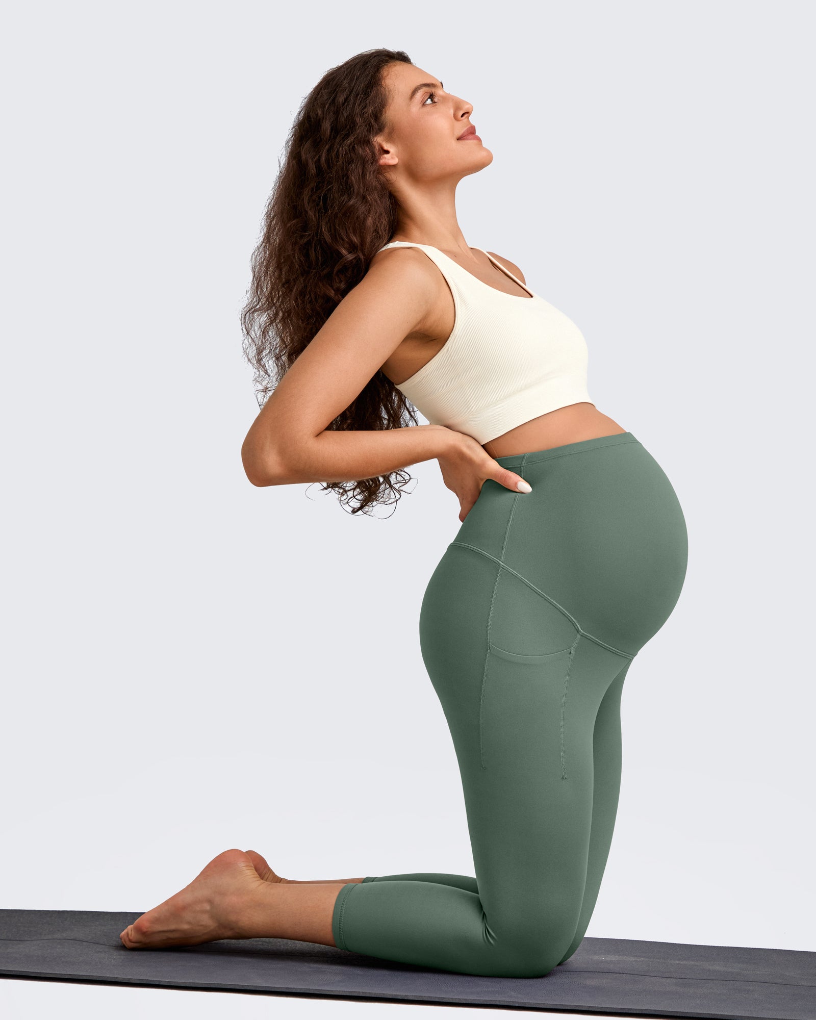 BareFeel Pregnancy Capri Leggings 21'' - G4Free