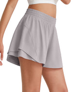 G4Free Chillwhisp 2.5'' High Waist Running Shorts with Liner Pocket