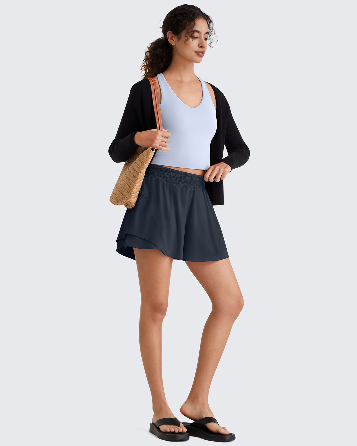 G4Free Chillwhisp 2.5'' High Waist Running Shorts with Liner Pocket