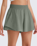 G4Free Chillwhisp 2.5'' High Waist Running Shorts with Liner Pocket