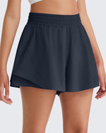 G4Free Chillwhisp 2.5'' High Waist Running Shorts with Liner Pocket