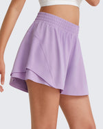 G4Free Chillwhisp 2.5'' High Waist Running Shorts with Liner Pocket