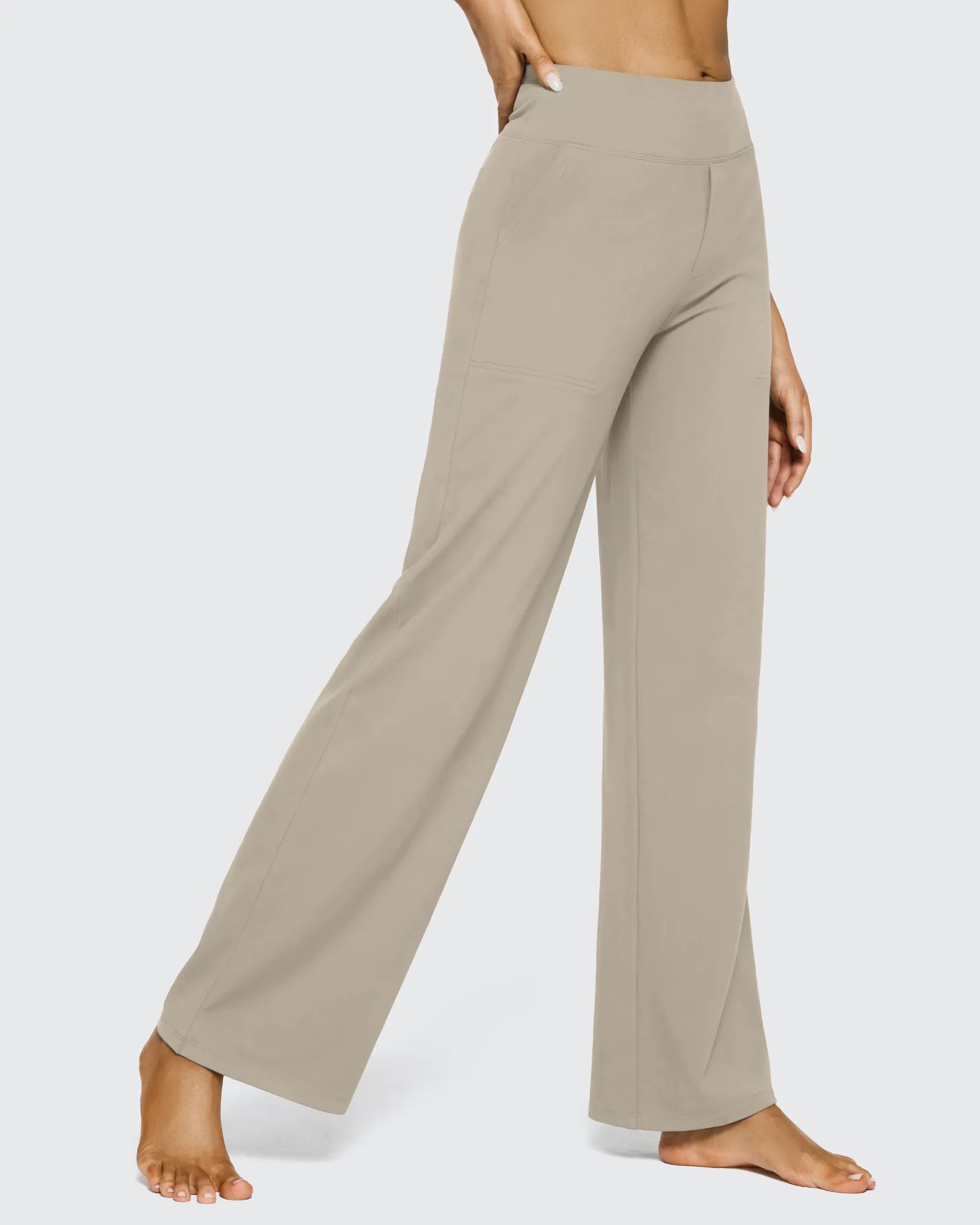 EverGoing Loose High-Waist Business Casual Pants 33'' - G4Free