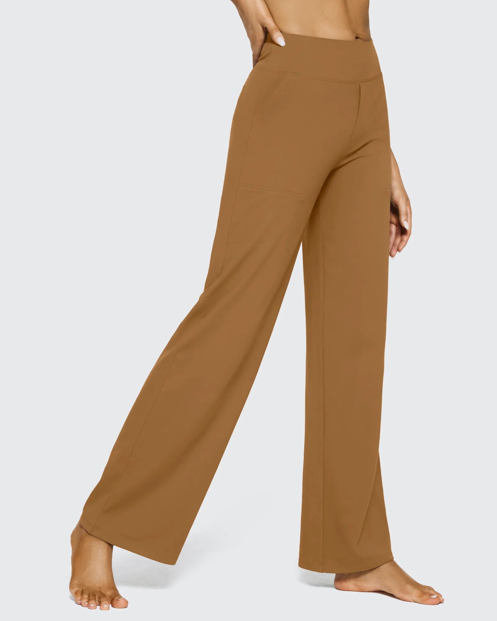 EverGoing Loose High-Waist Business Casual Pants 33'' - G4Free