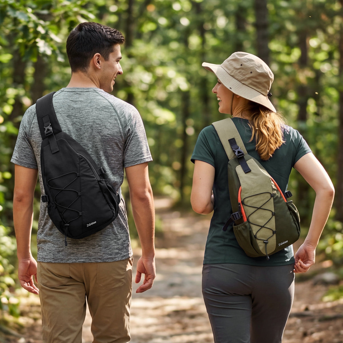 G4Free RFID Sling Bag – Small Crossbody Hiking Bag