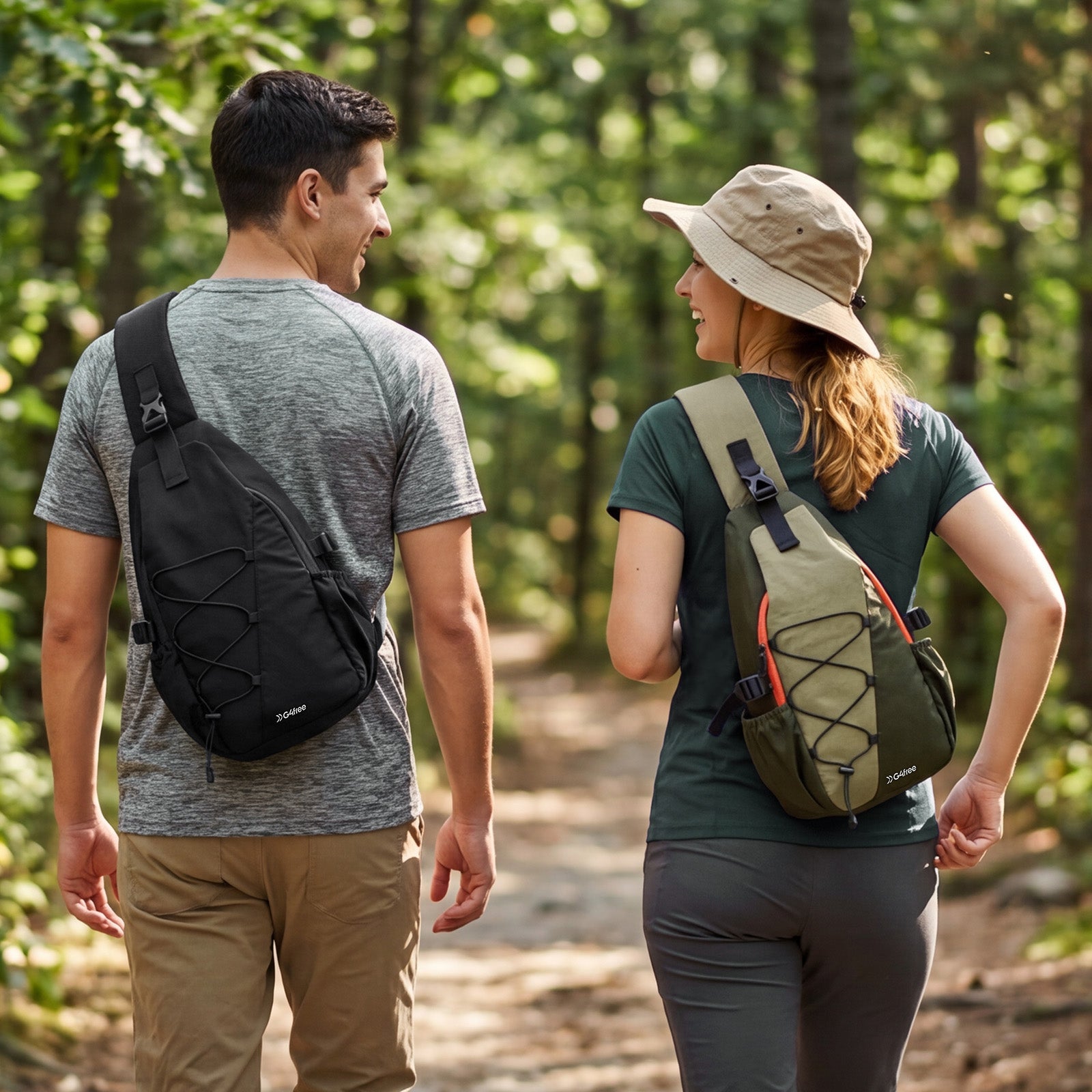 G4Free RFID Sling Bag – Small Crossbody Hiking Bag