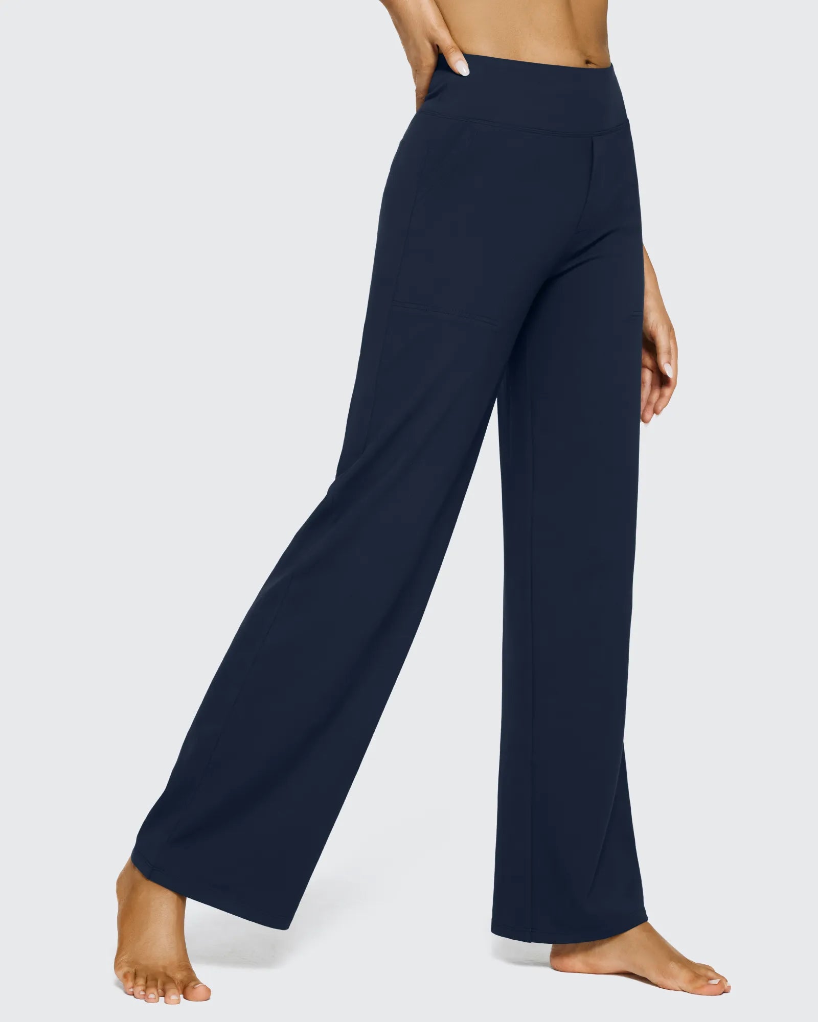 EverGoing Loose High-Waist Business Casual Pants 33'' - G4Free