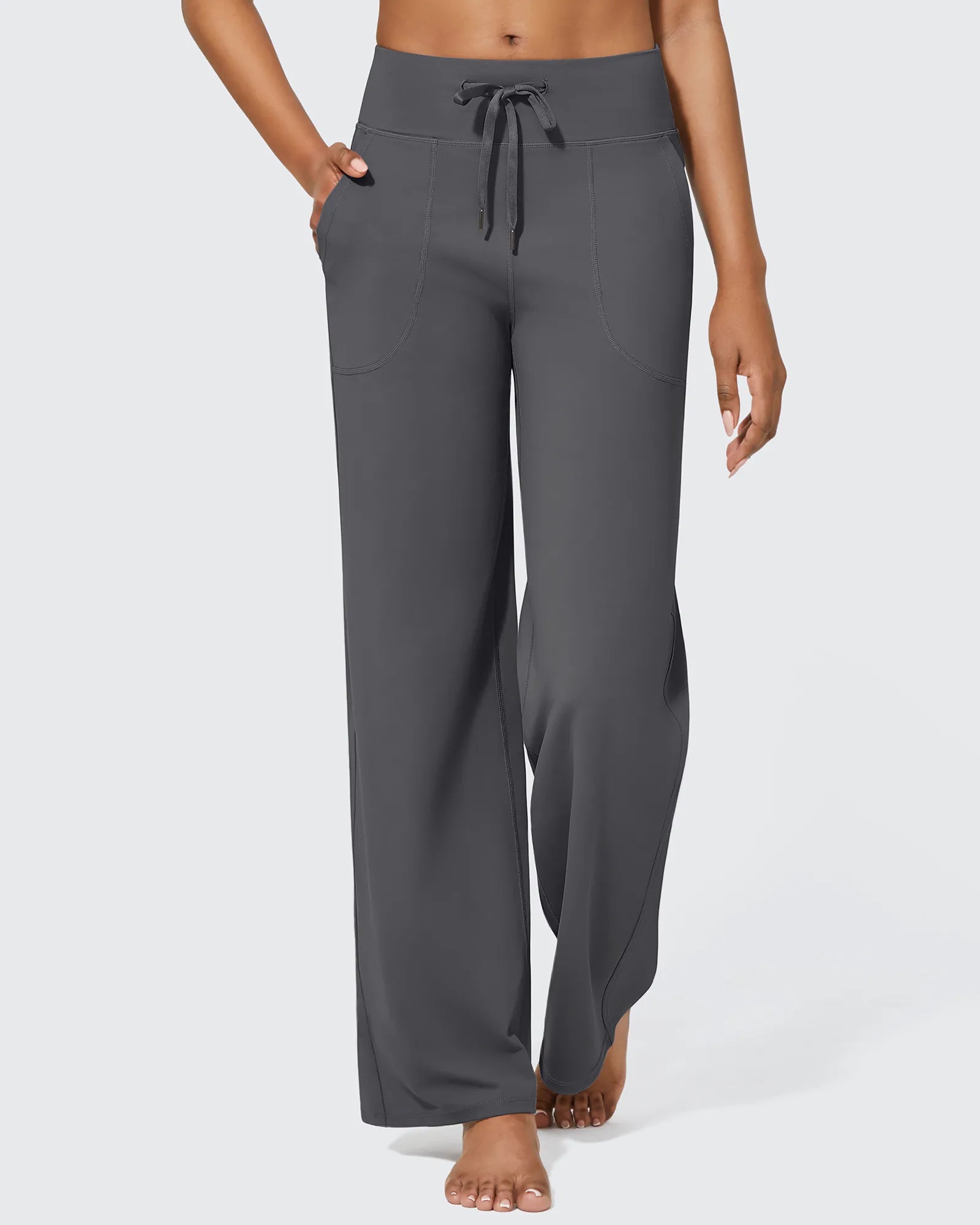 EverGoing Business Casual High-Waist Wide Leg Pants Regular - G4Free