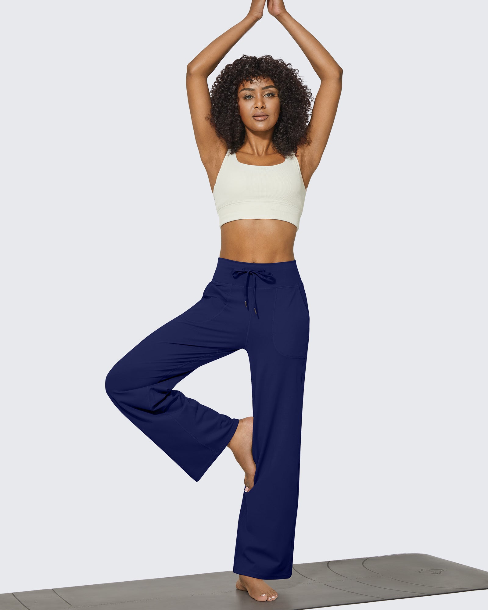 EverGoing Business Casual High-Waist Wide Leg Pants Regular - G4Free