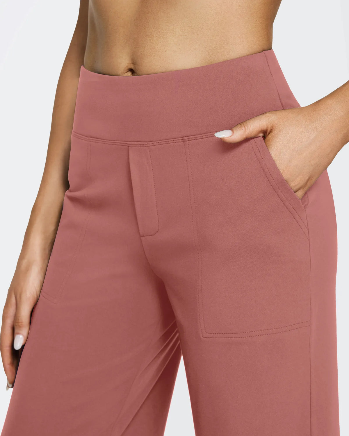 EverGoing Loose High-Waist Business Casual Pants 29'' - G4Free