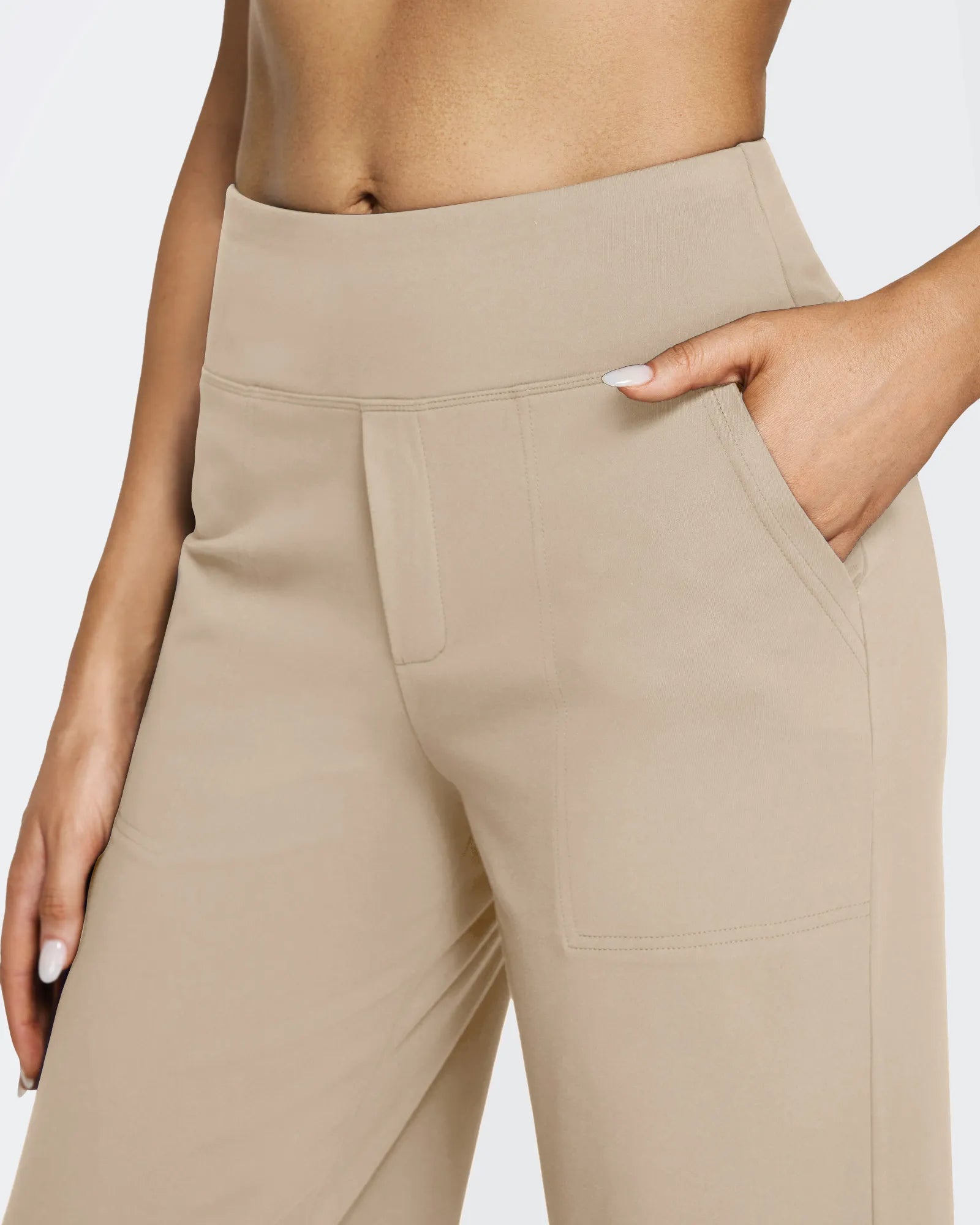 EverGoing Loose High-Waist Business Casual Pants 29'' - G4Free