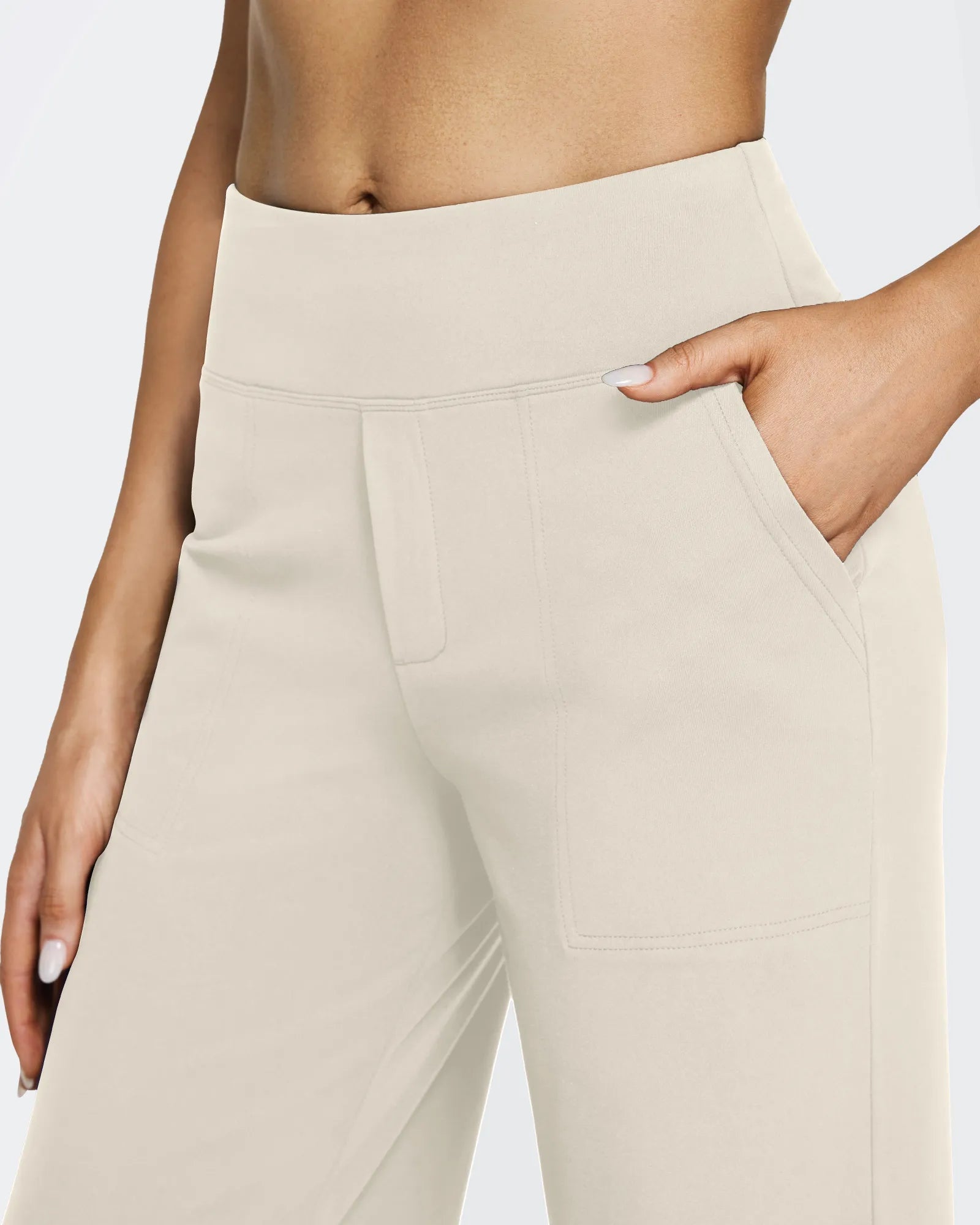 EverGoing Loose High-Waist Business Casual Pants 33'' - G4Free
