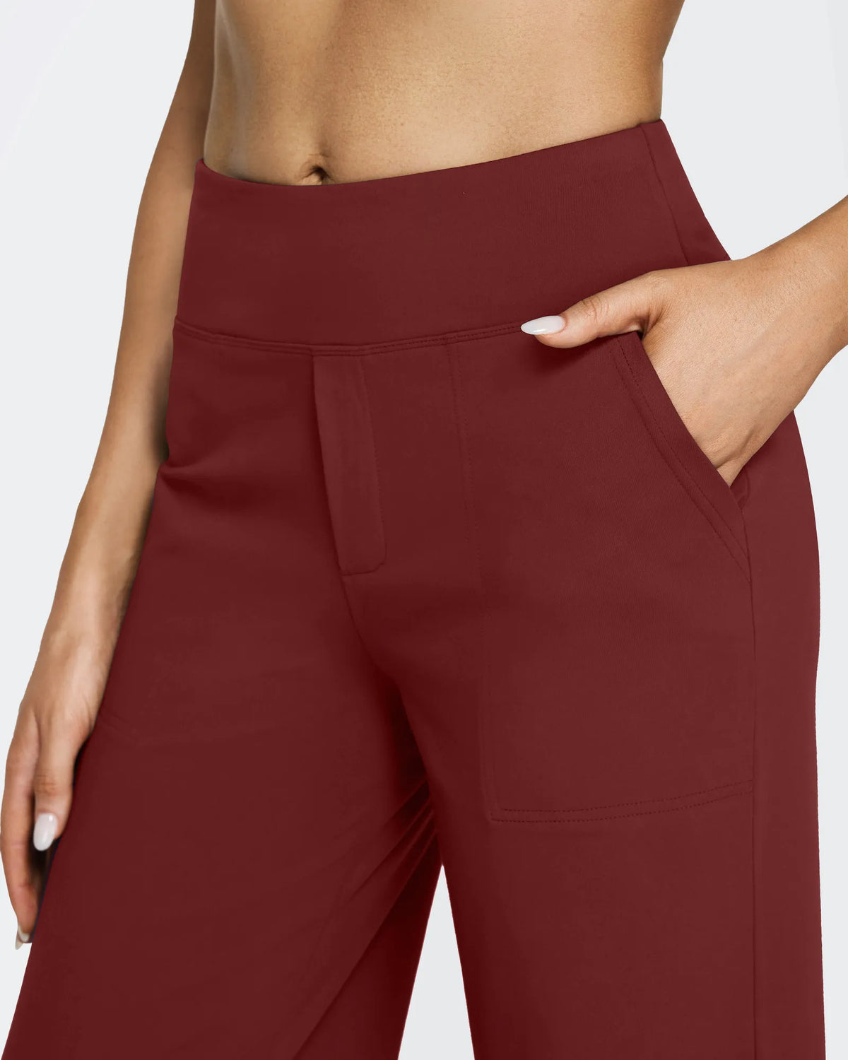 EverGoing Loose High-Waist Business Casual Pants 29'' - G4Free
