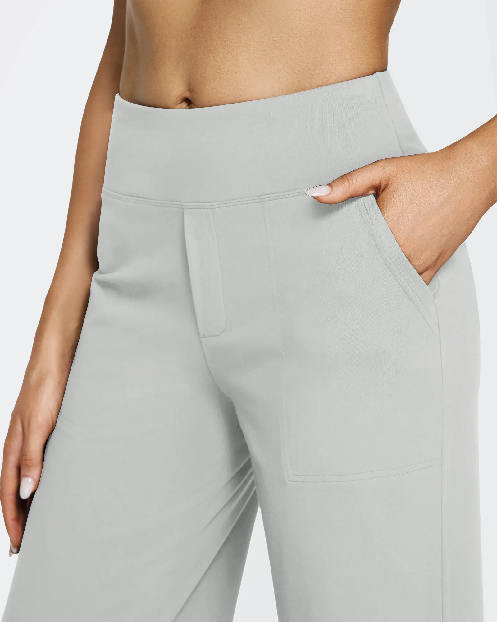 EverGoing Loose High-Waist Business Casual Pants 29'' - G4Free