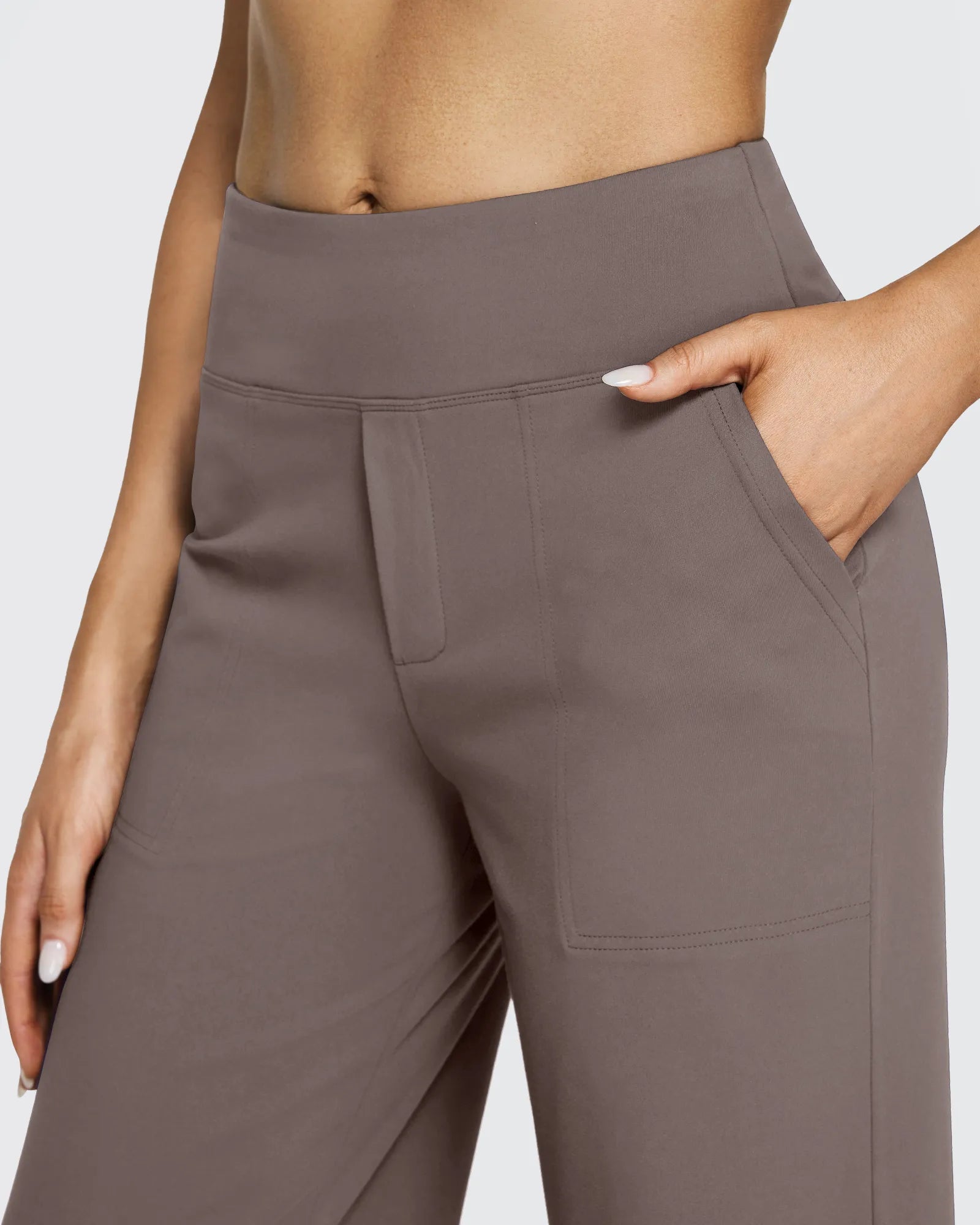 EverGoing Loose High-Waist Business Casual Pants 29'' - G4Free
