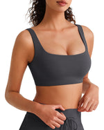 G4Free BareFeel Square Neck Sports Bra – Non Padded U Back