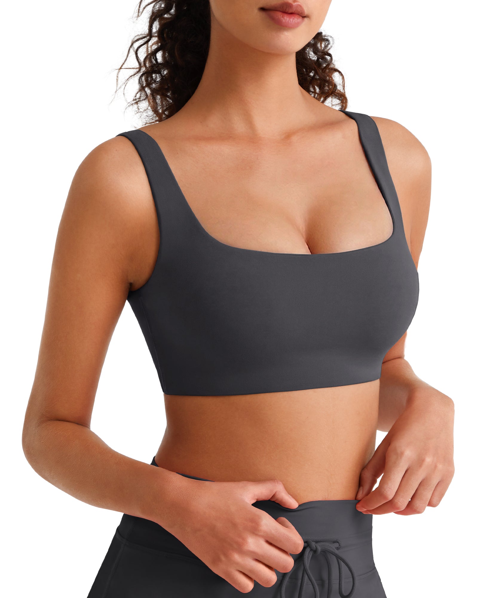 G4Free BareFeel Square Neck Sports Bra – Non Padded U Back
