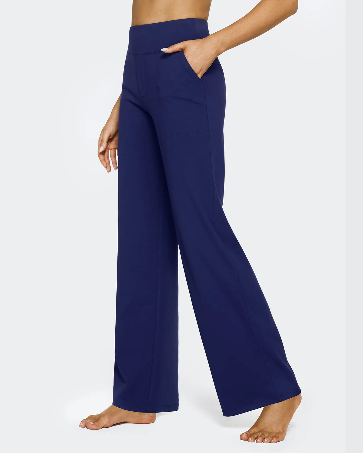 EverGoing Loose High-Waist Business Casual Pants 33'' - G4Free