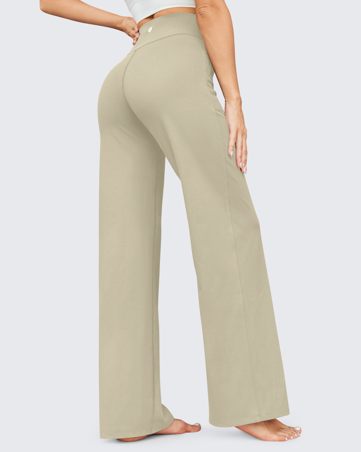EverGoing Business Casual High-Waist Wide Leg Pants Tall - G4Free