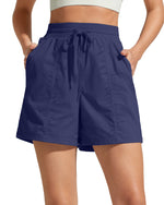 G4Free 4" High Waisted Casual Shorts with Pockets