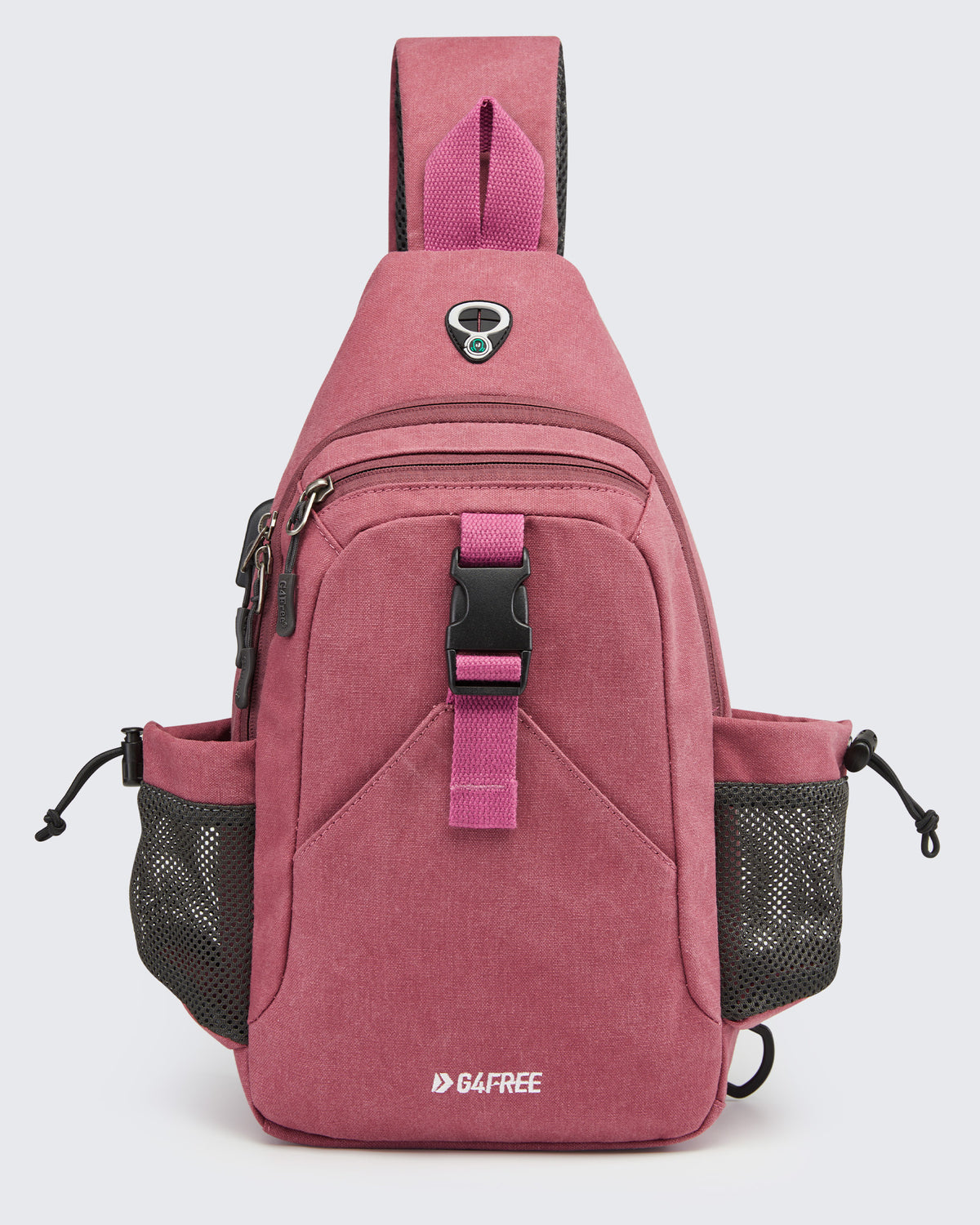 G4Free Bolso bandolera de lona antirrobo con puerto USB