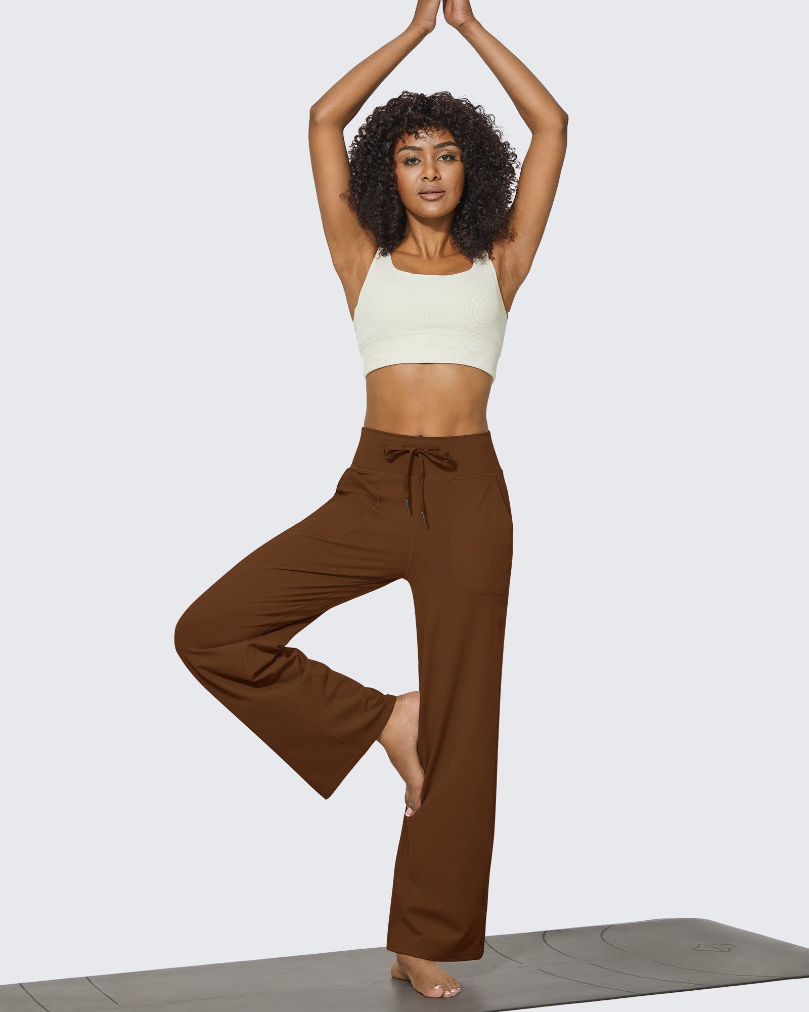 EverGoing Business Casual High-Waist Wide Leg Pants Regular - G4Free