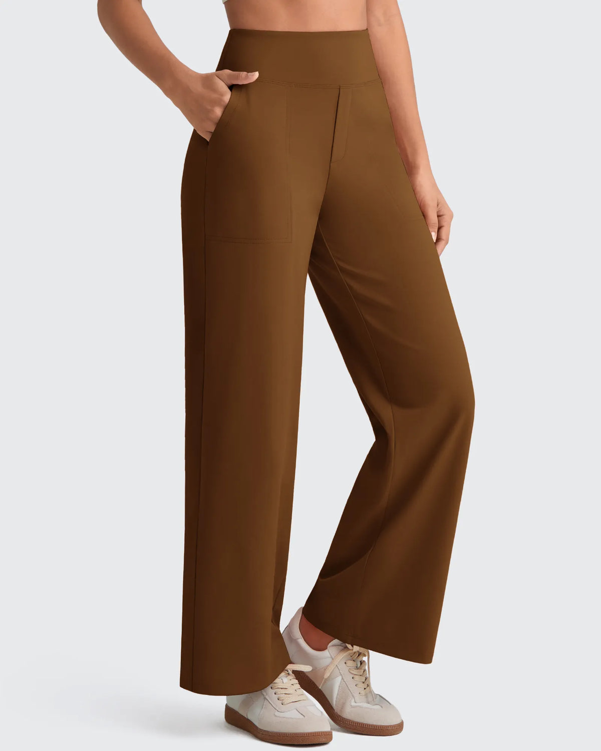 EverGoing High Waist Stretch Dressy Cropped Pants Regular - G4Free
