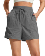 G4Free 4" High Waisted Casual Shorts with Pockets