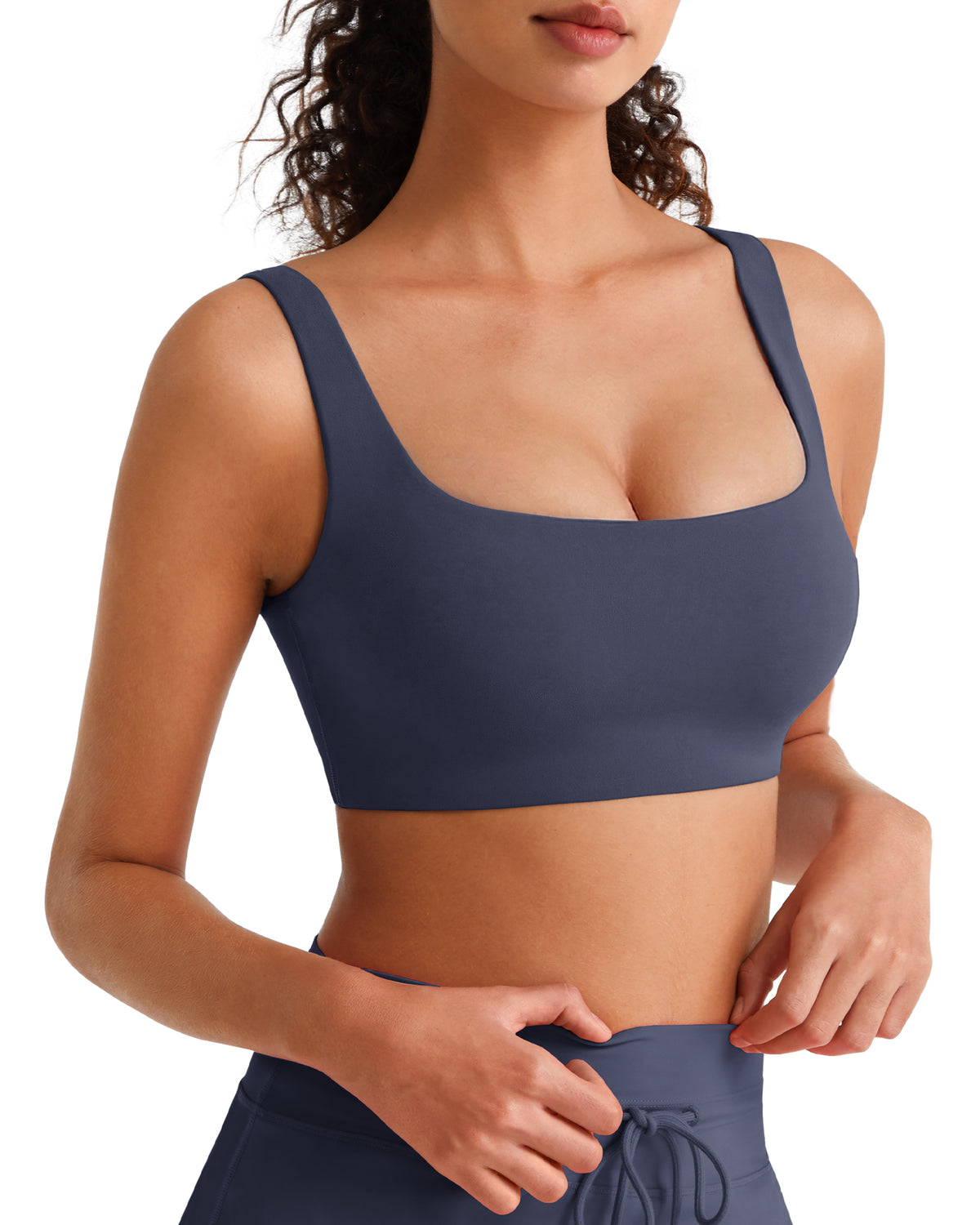 G4Free BareFeel Square Neck Sports Bra – Non Padded U Back