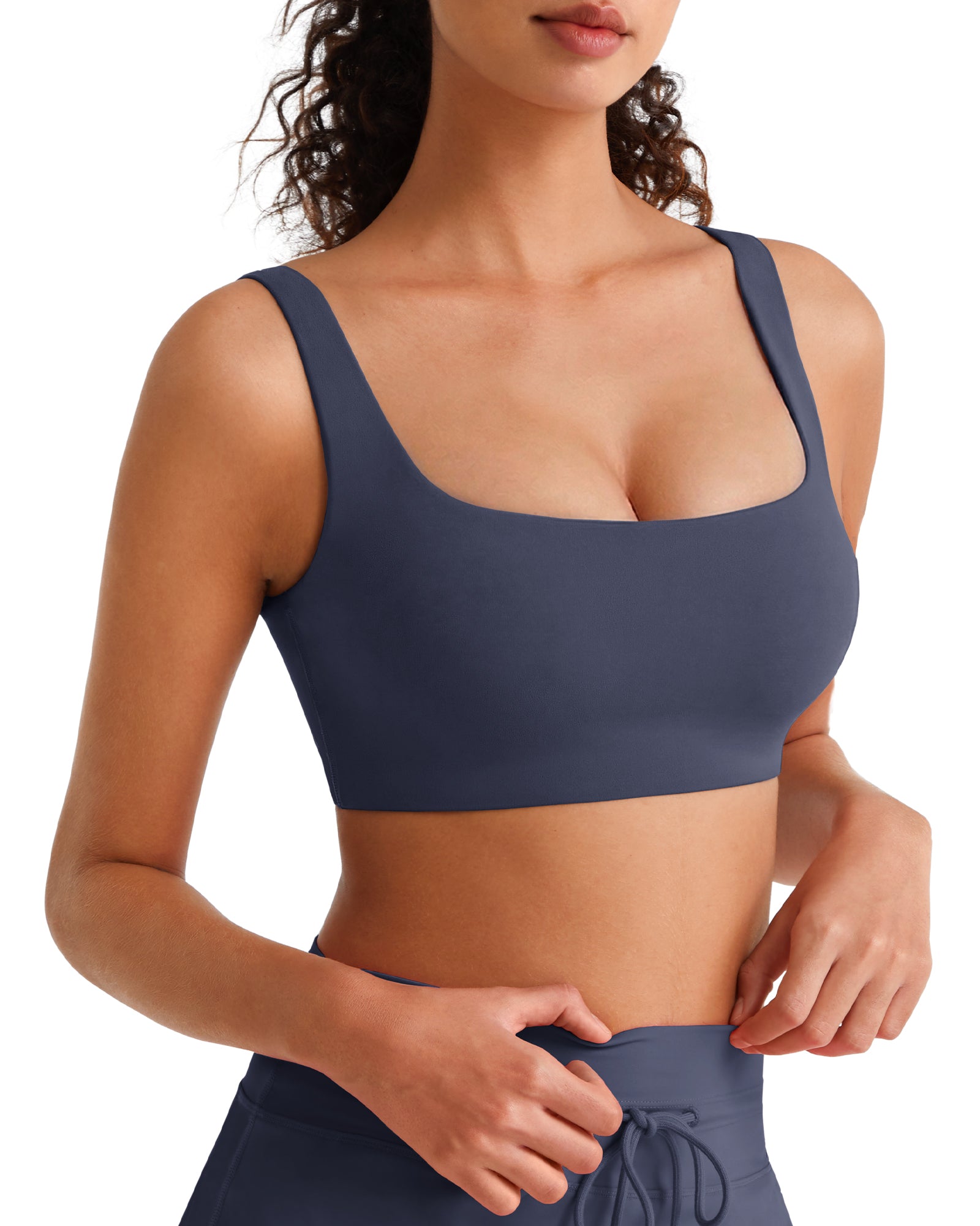 G4Free BareFeel Square Neck Sports Bra – Non Padded U Back
