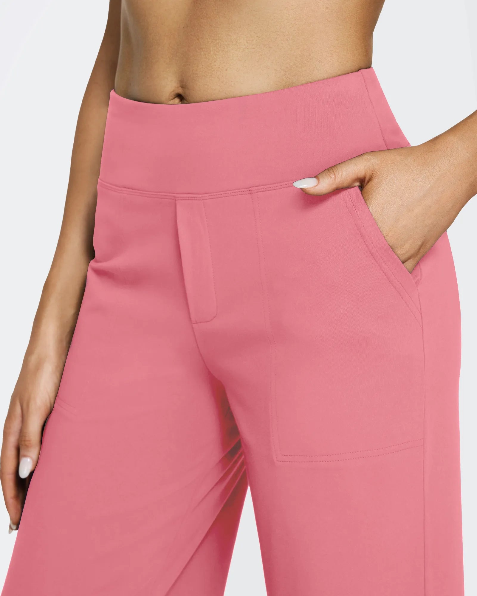 EverGoing Loose High-Waist Business Casual Pants 33'' - G4Free