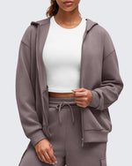 Smoofit Modal Soft Full Zip Hoodies Jackets