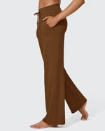 EverGoing Business Casual High-Waist Wide Leg Pants Petite - G4Free
