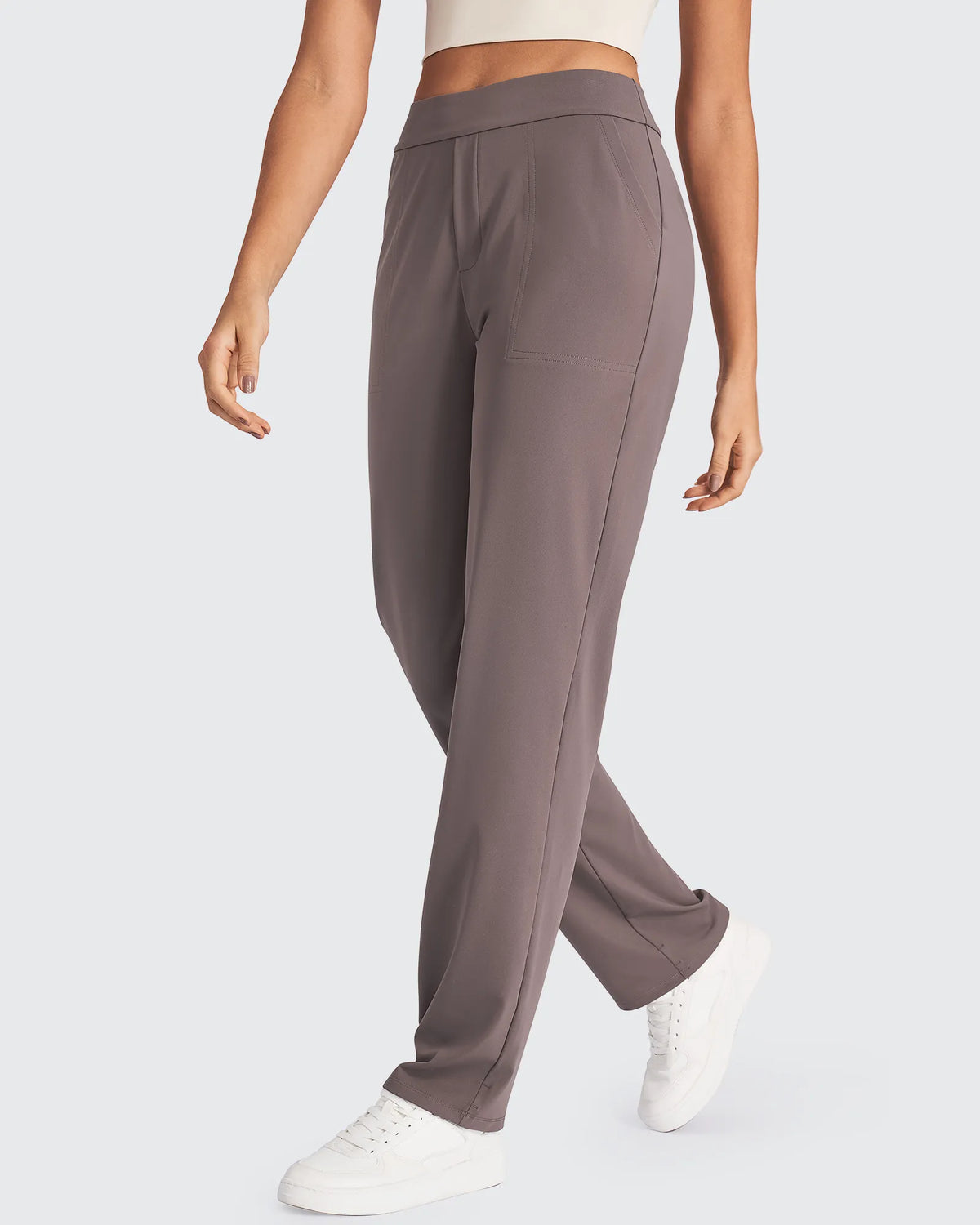 ShiftReady High-Waist Straight Dress Pants - G4Free