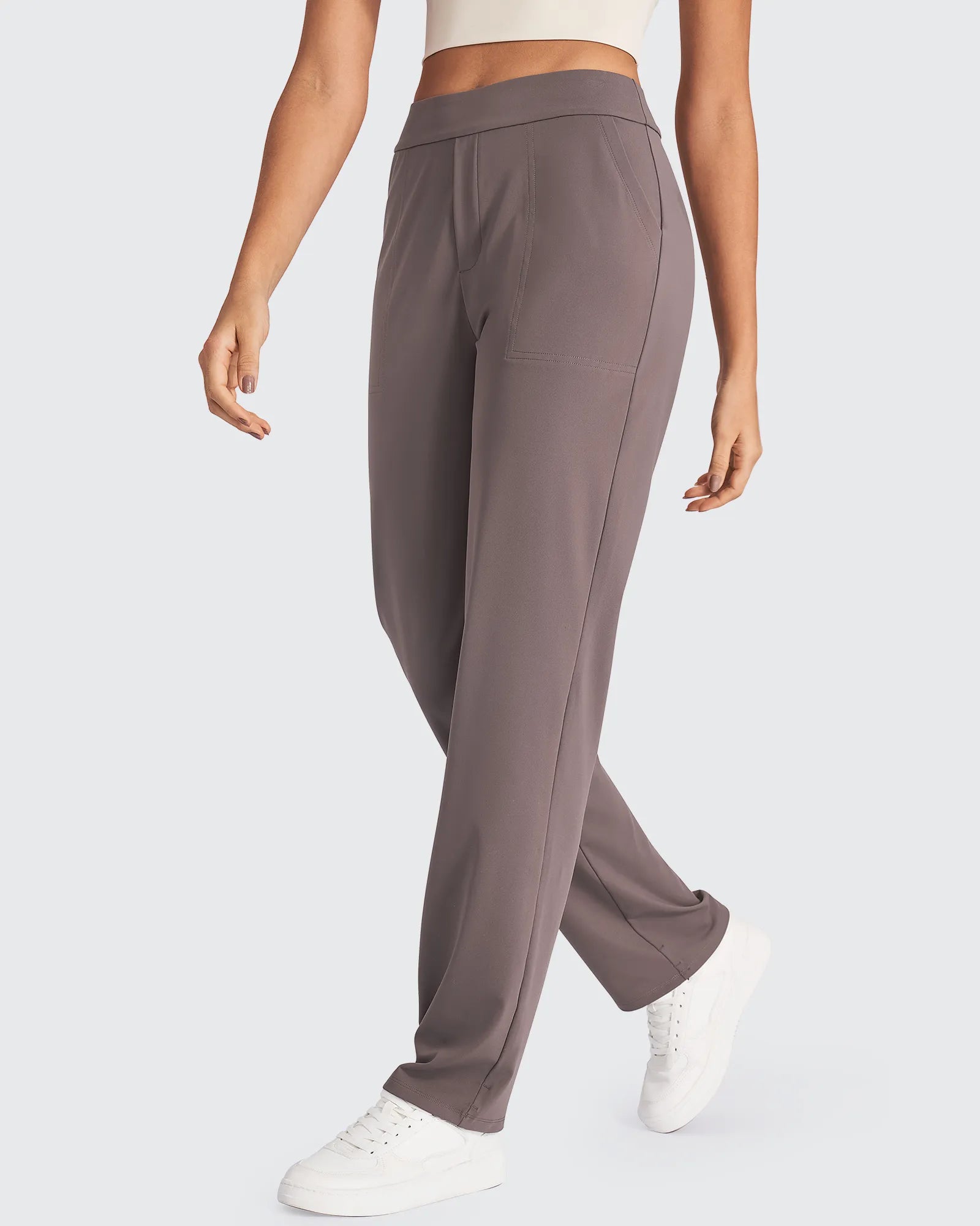 ShiftReady High-Waist Straight Dress Pants - G4Free