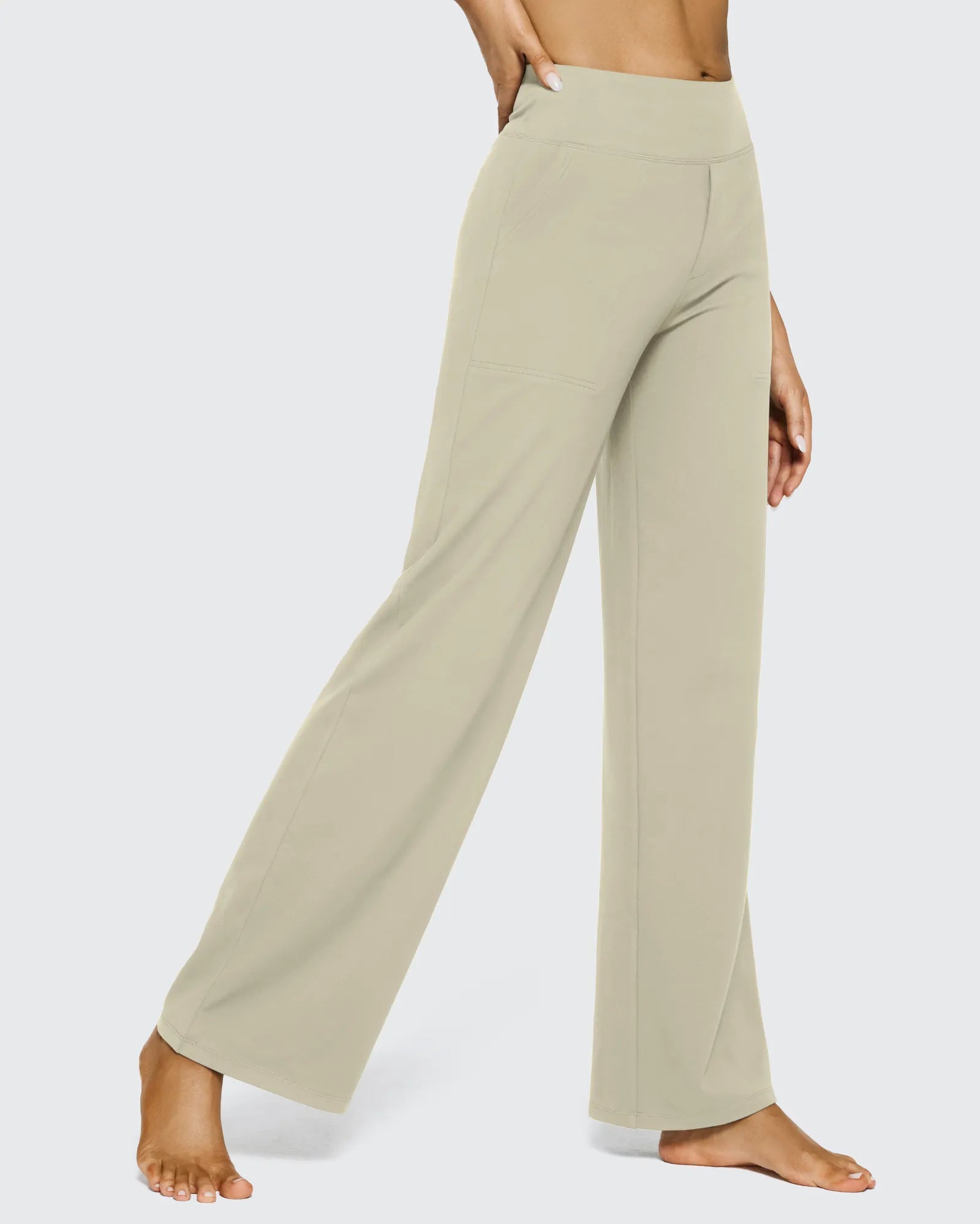 EverGoing Loose High-Waist Business Casual Pants 33'' - G4Free
