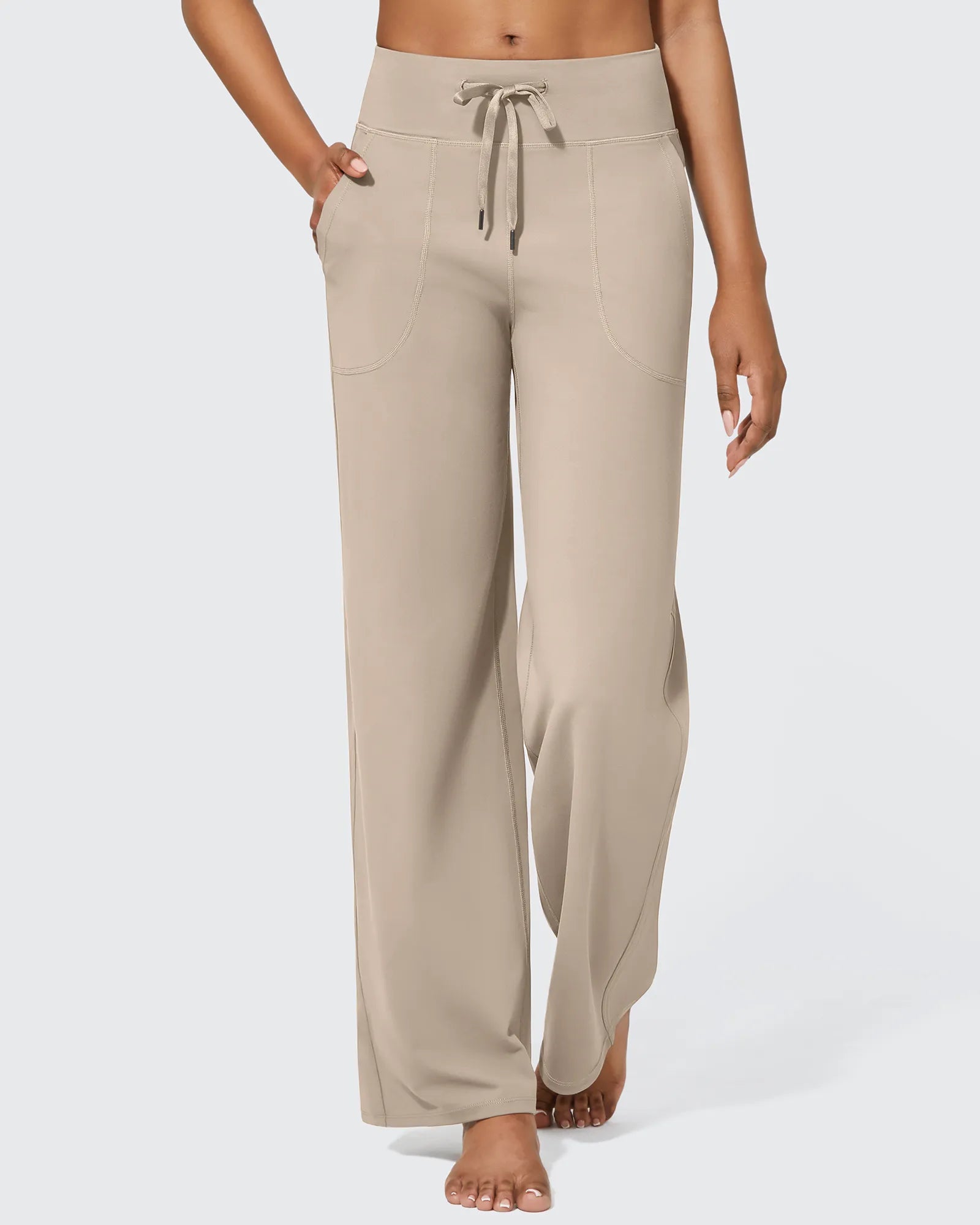 EverGoing Business Casual High-Waist Wide Leg Pants Regular - G4Free