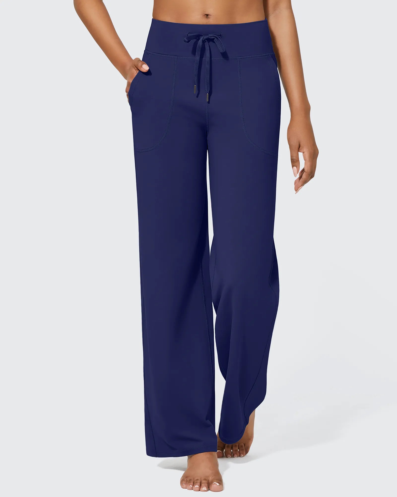 EverGoing Business Casual High-Waist Wide Leg Pants Regular - G4Free