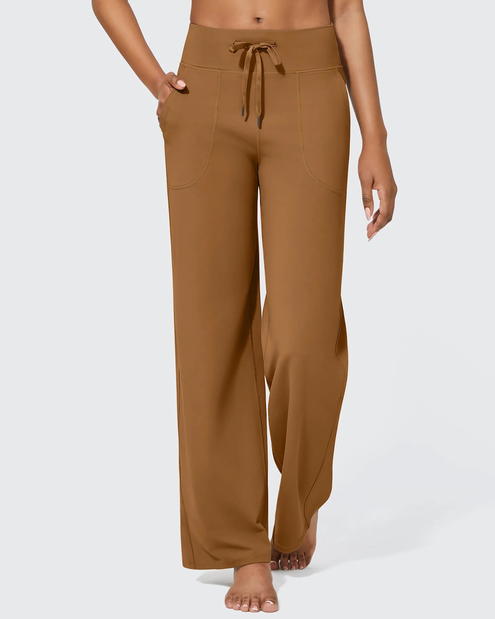 EverGoing Business Casual High-Waist Wide Leg Pants Regular - G4Free