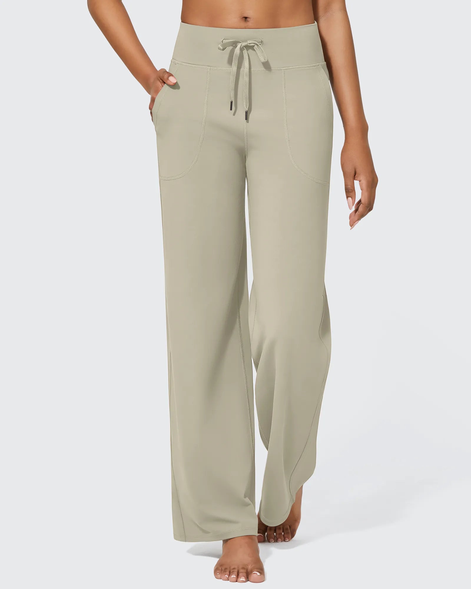 EverGoing Business Casual High-Waist Wide Leg Pants Regular - G4Free