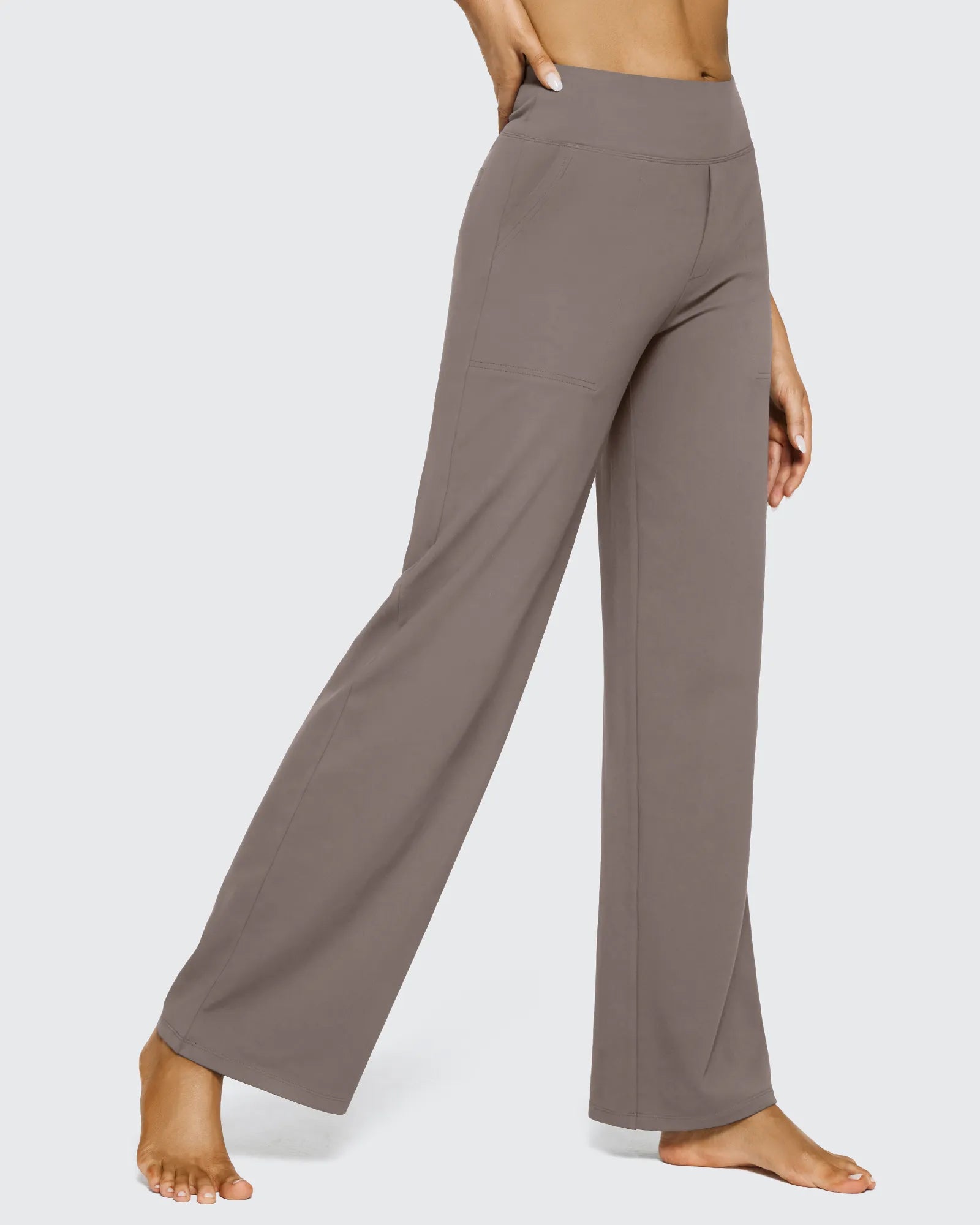 EverGoing Loose High-Waist Business Casual Pants 33'' - G4Free