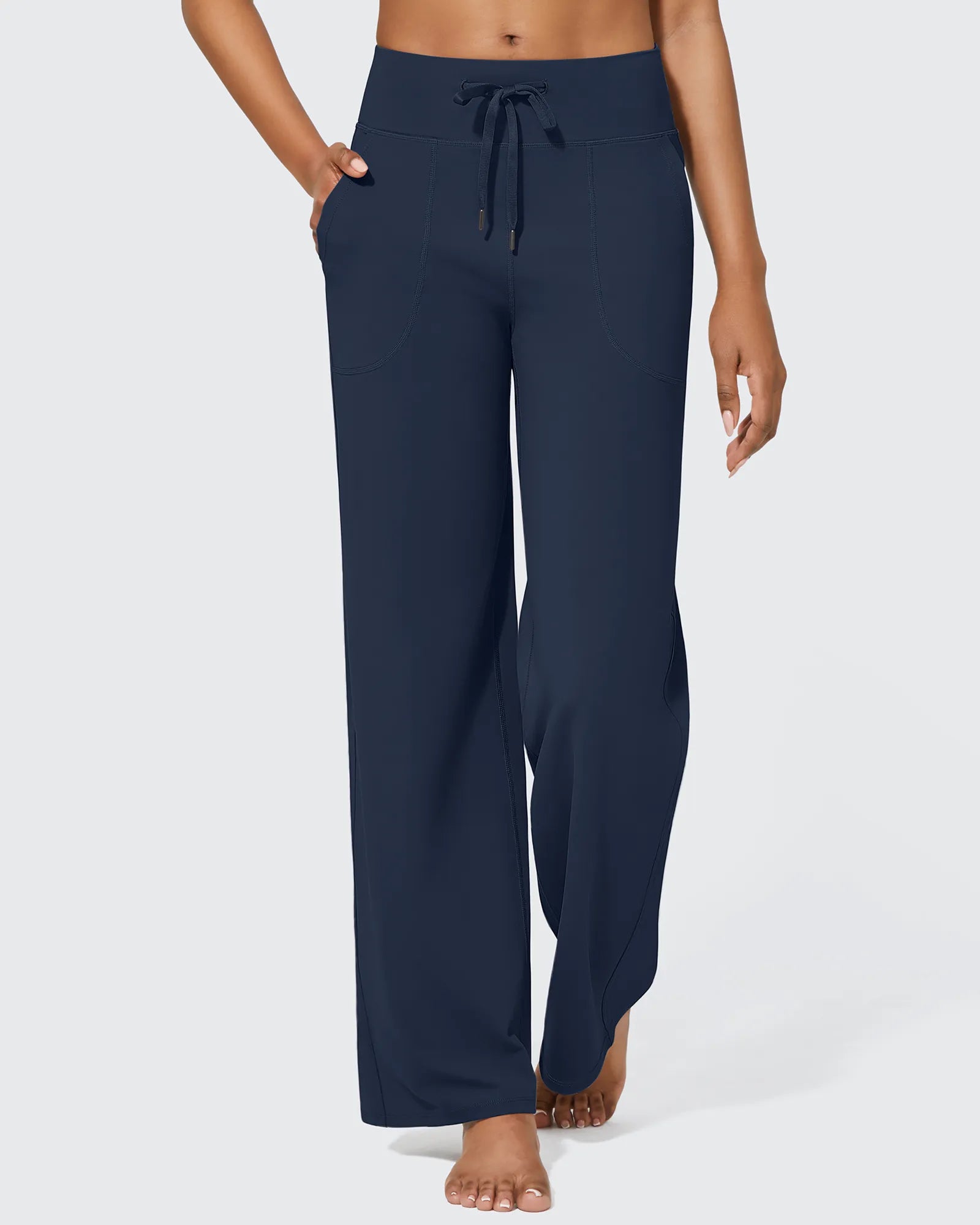 EverGoing Business Casual High-Waist Wide Leg Pants Regular - G4Free