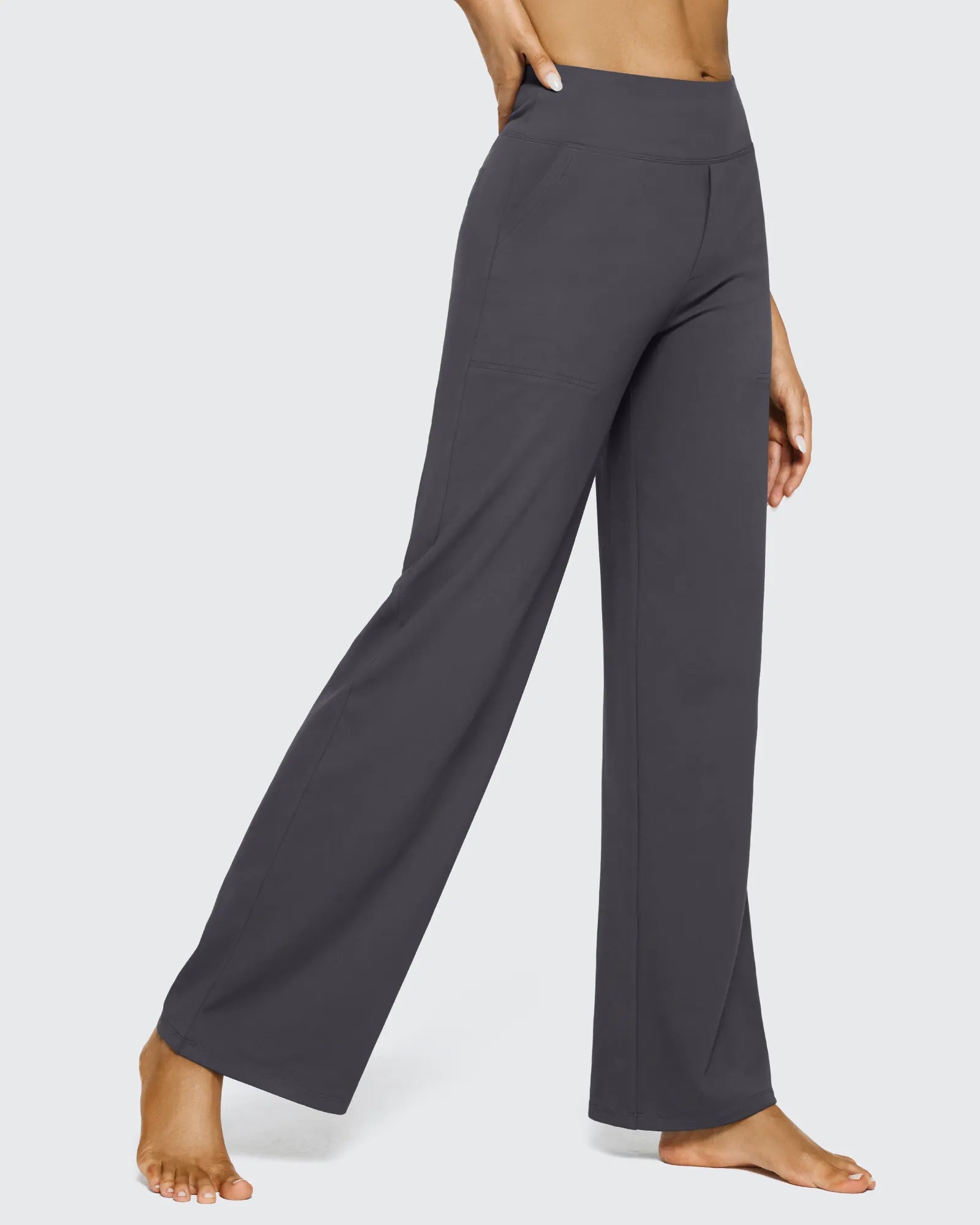 EverGoing Loose High-Waist Business Casual Pants 33'' - G4Free