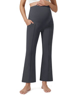 G4Free EverGoing Maternity Flare Leggings with Pockets – Over the Belly 25''