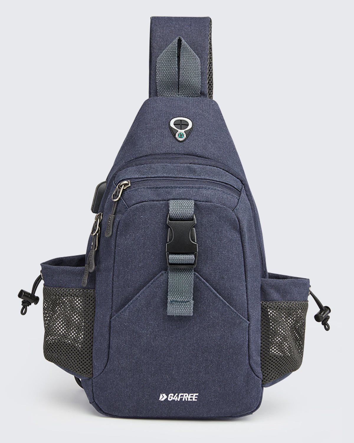 G4Free Bolso bandolera de lona antirrobo con puerto USB
