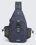 G4Free Bolso bandolera de lona antirrobo con puerto USB